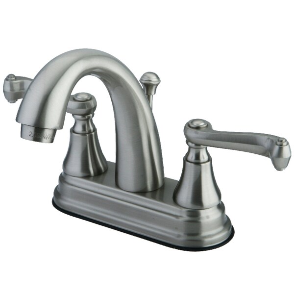 KS7618FL 4" Centerset Bathroom Faucet, Brushed Nickel